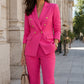 Women's Elegant Double Breasted Blazer & Pants Set