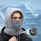 Plush-lined Thickened Thermal Hat with Face Mask