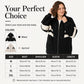 Women's Oversized Zip-Up Faux Shearling Jacket