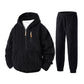 Men's Winter Cozy Cable Knit Hooded Set