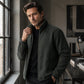 Men's Windproof Full-Zip Thermal Jacket