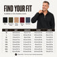 Men's Half-Zip Warm-Lined Ribbed Sweatshirt