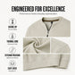Men's Half-Zip Warm-Lined Ribbed Sweatshirt
