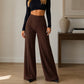 Women's Casual High-Waisted Wide-Leg Pants