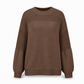 Women's Solid Color Knit Pullover Sweater