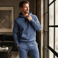 Men's Hooded Sweatshirt and Sweatpants Two-Piece Tracksuit Set