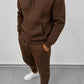Men's Hooded Sweatshirt and Sweatpants Two-Piece Tracksuit Set
