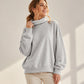 Women's Casual Mock Neck Sweatshirt