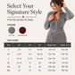 Women's Chic Stand Collar Velvet Jumpsuit