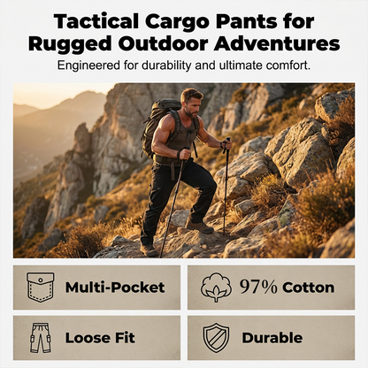 Men's Cotton Cargo Tactical Pants⚡Free Shipping⚡