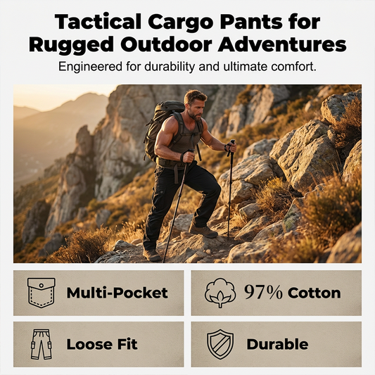Men's Cotton Cargo Tactical Pants⚡Free Shipping⚡