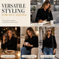 Women's Velvet Long Sleeve T-Shirt with Ribbon Design