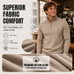 ⚡Free Shipping⚡Men's Casual Mock Neck Half-Zip Knit Sweater