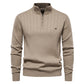⚡Free Shipping⚡Men's Casual Mock Neck Half-Zip Knit Sweater