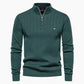 ⚡Free Shipping⚡Men's Casual Mock Neck Half-Zip Knit Sweater