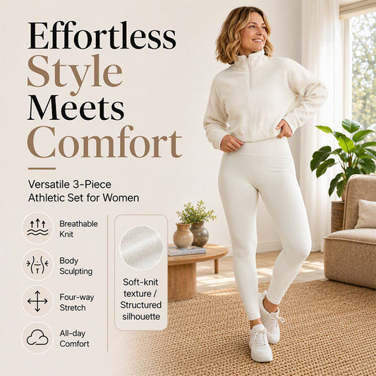 ⚡Free Shipping⚡Women's Cozy 3-Piece Athletic Set