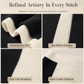 ⚡Free Shipping⚡Women's Autumn Winter Color Block Knit 2-Piece Set Thickened Pullover Sweater and Skirt