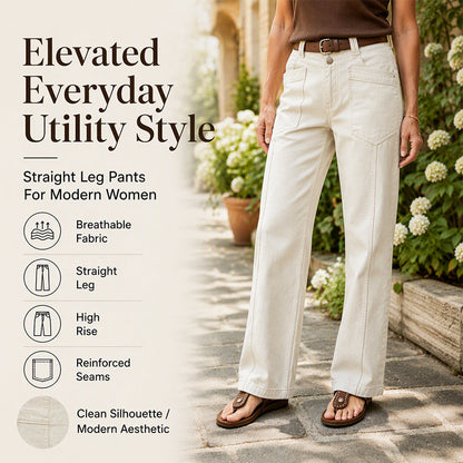 ⚡Free Shipping🔥Women's Casual Straight Leg Pants