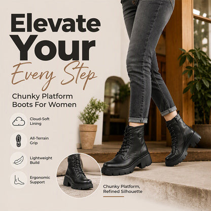 Women's Retro Platform Boots