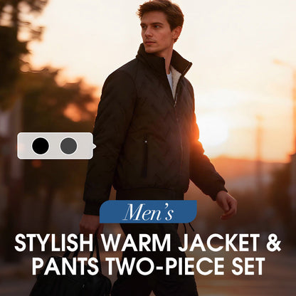 ⚡Free Shipping🔥Men's Stylish Warm Jacket & Pants Two-Piece Set