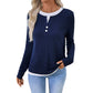 Women's Warm Soft Long Sleeve Knit T-Shirt