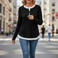 Women's Warm Soft Long Sleeve Knit T-Shirt