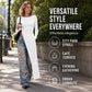 Women's Chic High Slit Asymmetric Longline Top