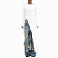 Women's Chic High Slit Asymmetric Longline Top