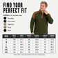 Men's Waffle Knit Stand Collar Sweatshirt