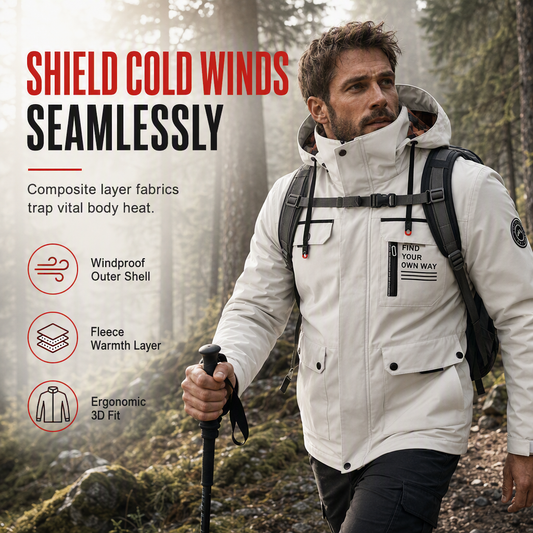 Men's Casual Warm Parka Jacket