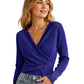 Women's Crossover V-Neck Knit Sweater