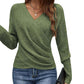 Women's Crossover V-Neck Knit Sweater