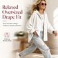Women's Casual Loose Corduroy Hooded Outerwear