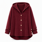 Women's Casual Loose Corduroy Hooded Outerwear