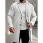 Men's Classic Single-Breasted Mid-Length Overcoat