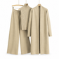 Women Casual Fall Winter 3-Piece Knit Set Sleeveless Vest Cardigan Sweater and Pants Outfit🔥𝙁𝙧𝙚𝙚 𝙎𝙝𝙞𝙥𝙥𝙞𝙣𝙜