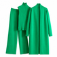 Women Casual Fall Winter 3-Piece Knit Set Sleeveless Vest Cardigan Sweater and Pants Outfit🔥𝙁𝙧𝙚𝙚 𝙎𝙝𝙞𝙥𝙥𝙞𝙣𝙜