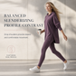 Womens Casual Sports Split Hem Hooded Sweatshirt and Sweatpants Tracksuit Set