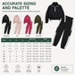 Women Casual 2 Piece Outfit Zip Up Hooded Long Sleeve and Cargo Jogger Pants with Pockets🔥𝙁𝙧𝙚𝙚 𝙎𝙝𝙞𝙥𝙥𝙞𝙣𝙜