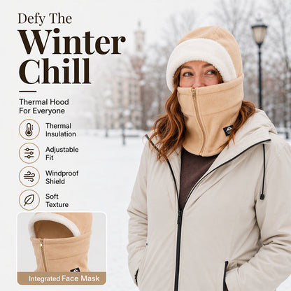 Winter Warm Balaclava with Zipper
