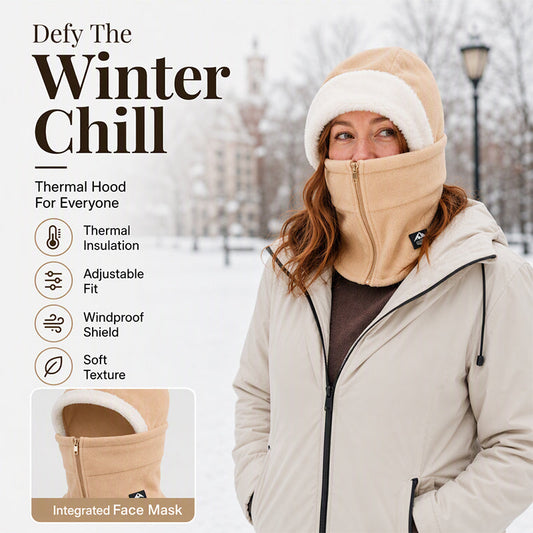 Winter Warm Balaclava with Zipper