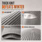 Men Warm Knitted Balaclava Hat Windproof Winter Beanie Cap and Cold Weather Face Mask Hood