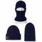 Men Warm Knitted Balaclava Hat Windproof Winter Beanie Cap and Cold Weather Face Mask Hood