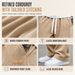 Men's Lightweight Corduroy Casual Pants Loose Fit Straight Leg Trousers