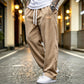 Men's Lightweight Corduroy Casual Pants Loose Fit Straight Leg Trousers