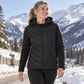 Women's Hooded Patchwork Quilted Padded Jacket