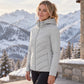 Women's Hooded Patchwork Quilted Padded Jacket