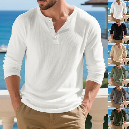 Men's Soft Casual Long Sleeve Top