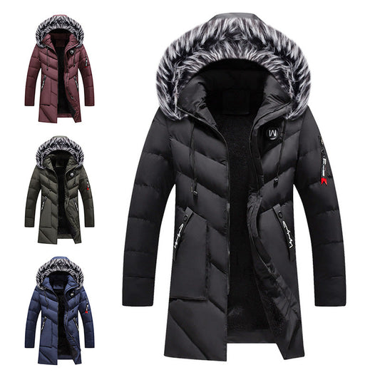 Men's Warm Hooded Long Jacket for Cold Weather🥠𝙁𝙧𝙚𝙚 𝙎𝙝𝙞𝙥𝙥𝙞𝙣𝙜
