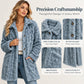Women's Casual Plush Button-Down Jacket⚡𝙁𝙧𝙚𝙚 𝙎𝙝𝙞𝙥𝙥𝙞𝙣𝙜